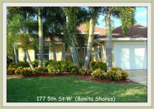 Single family home in Bonita Shores - walking distance to Bonita Beach.